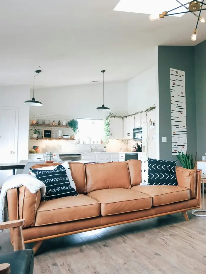 Freshly painted house interior